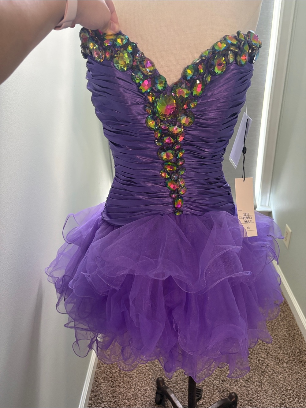 🟣 PURPLE SHERRI HILL DRESS